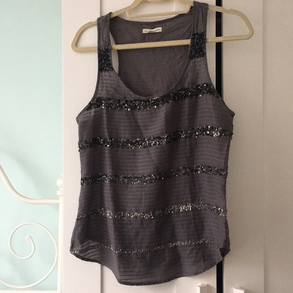 Sequined evening top